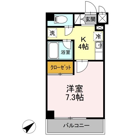 エストゥディオ平尾 間取り