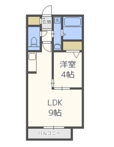 シャローム天神北 間取り