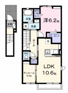 ヒカルサ鳥栖今泉ノース 間取り
