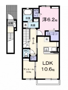 ヒカルサ鳥栖今泉ノース 間取り
