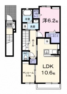 ヒカルサ鳥栖今泉ノース 間取り