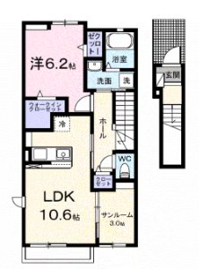 ヒカルサ鳥栖今泉ノース 間取り