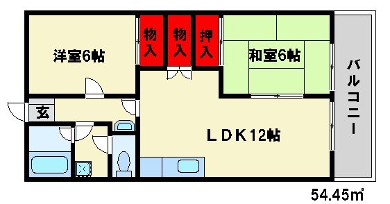 オリエンタルハイツ 間取り　※現状優先