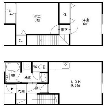 DUOウエムリン 間取り