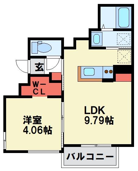 （仮称）Cherim吉塚Ⅱ 間取り