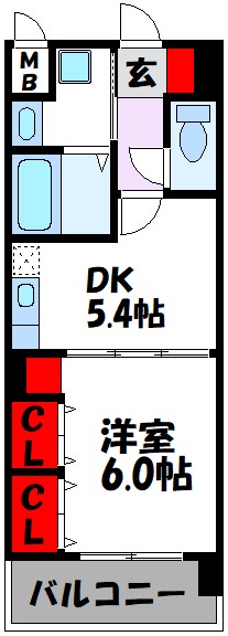 グロースメゾン博多山王 間取り