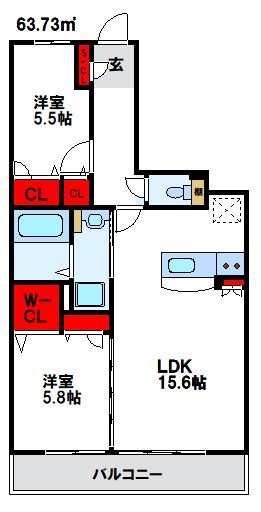 ヴァン・ヴェール 間取り