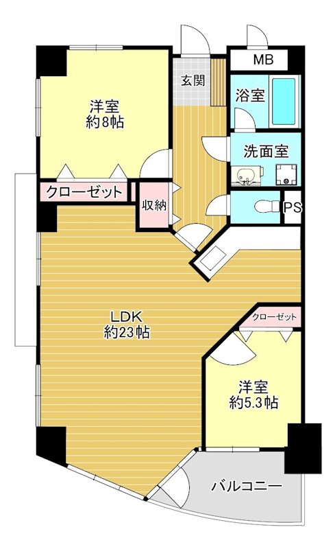 アーサー香椎倶楽部 間取り