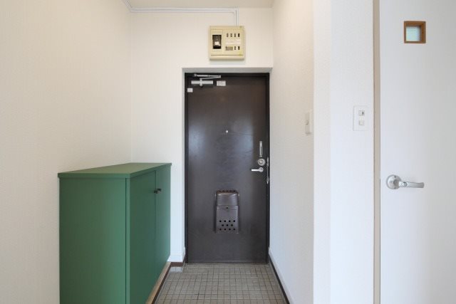 コーポ東大利 玄関