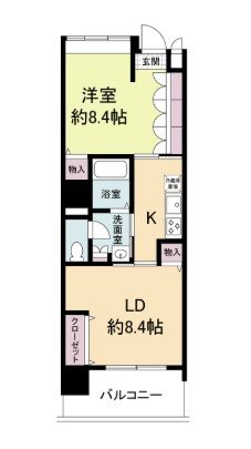 グランパーク天神 間取り