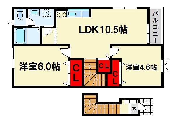 シャトルわかば 間取図