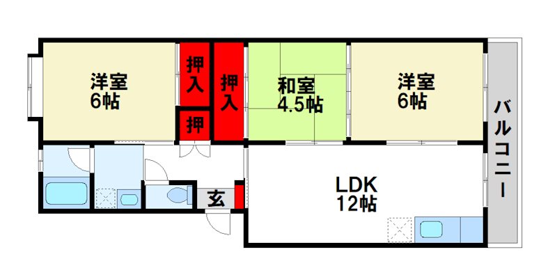 コーポユキ 間取図