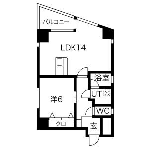 イーグル薬院参番館 間取り