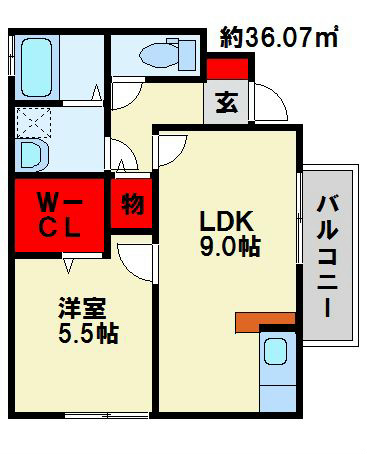 アンリヴェール 間取り