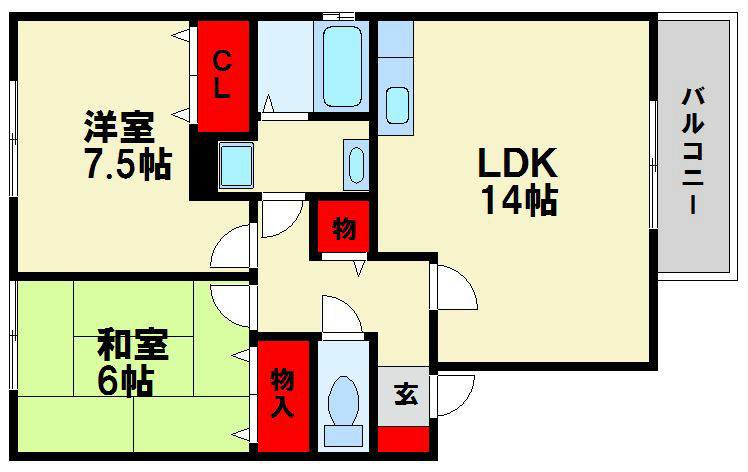 エクセラン 間取図　※現状優先