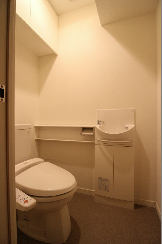 シャトレ大手町　N棟 手洗いも付いたトイレです。