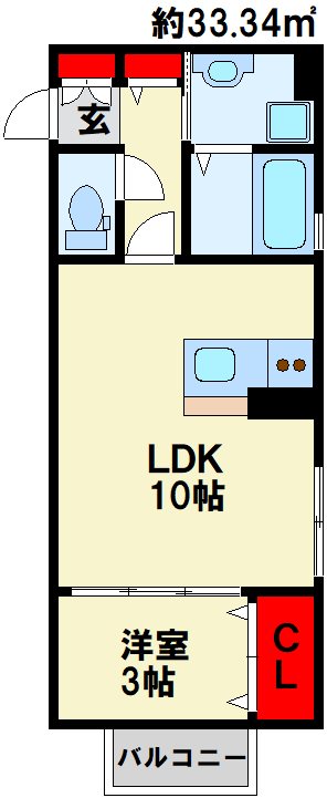 オーク上富野 間取り図