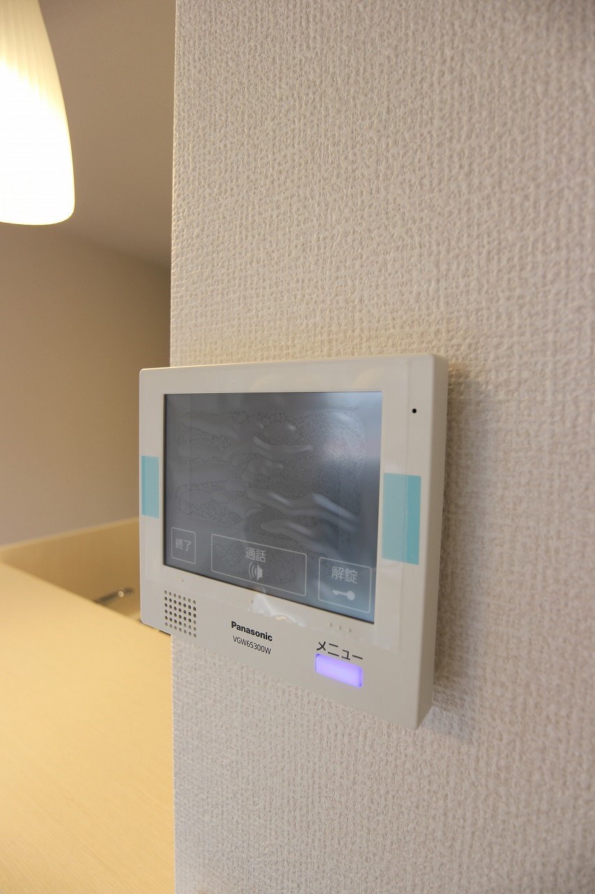 D-room白銀 安心安全のモニター付インターホン。