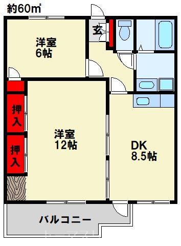 ニシキグレイス浅野   間取図
