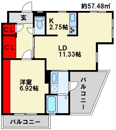 RIO　CEREZO  間取り