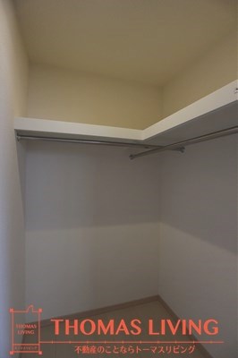 Will Style　陣原R  大容量のウォークインクローゼットです。