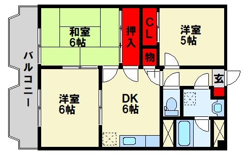 センチュリア芦屋Ⅱ 間取り