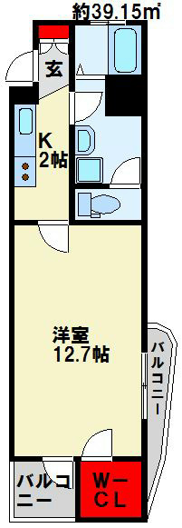 アヴィニールグランデ金田  間取り