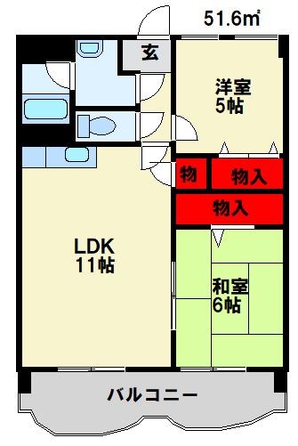 センチュリア芦屋Ⅱ 間取り