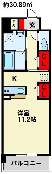 アムールガーデン陣原 間取り図