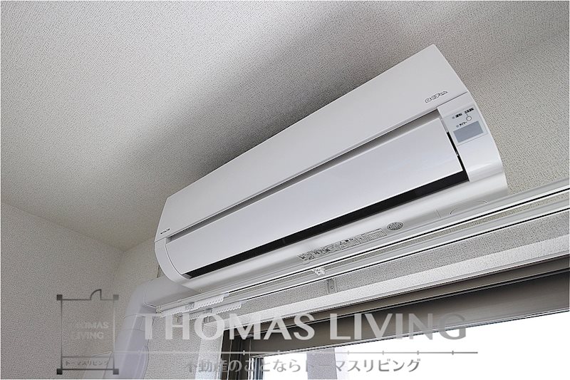 アムールガーデン陣原 冷暖房が備わっています。