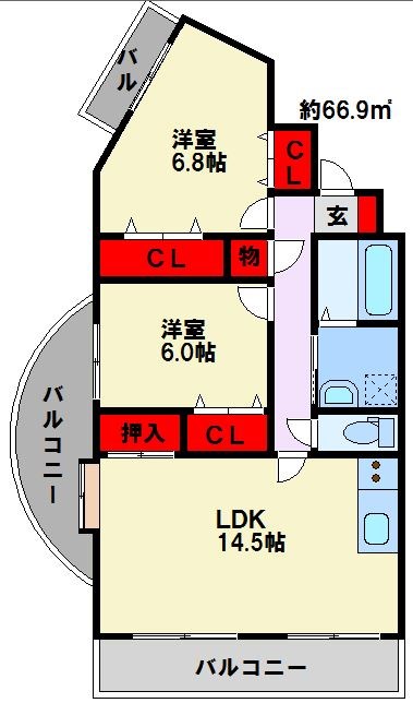 ガーデンパレスやひろ 間取り