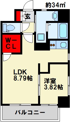 GALA PLATINUM COURT 間取り