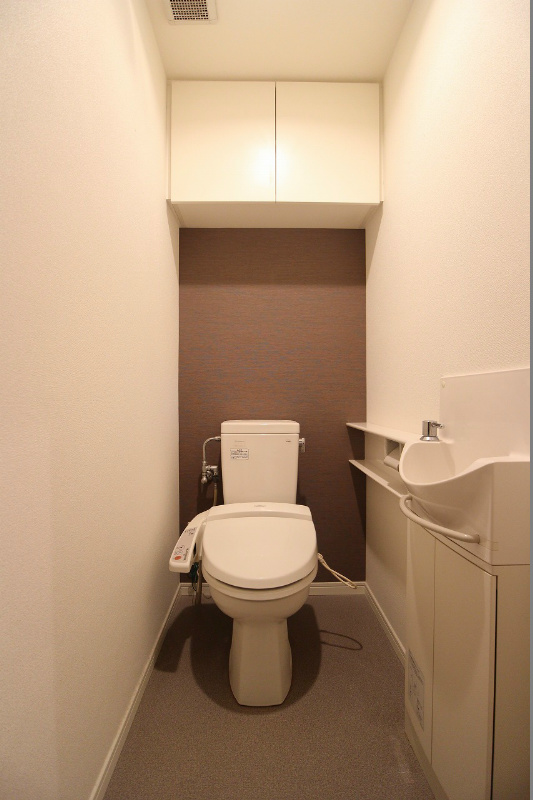 シャトレ大手町　S棟 手洗いも付いたトイレです。