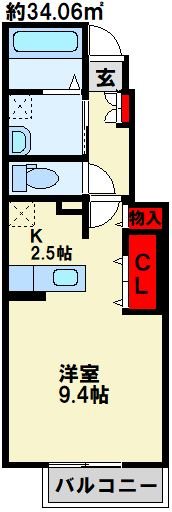 アライブ・マツバラⅠ 間取り