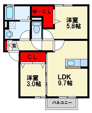 グランジュデ A棟 間取り