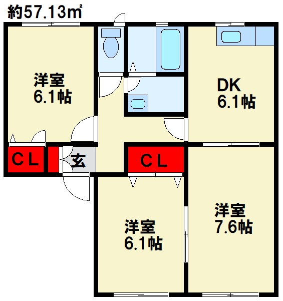 ヴェルエポック芦屋  間取り