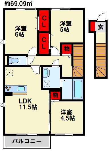 フォレスト三ヶ森 間取り
