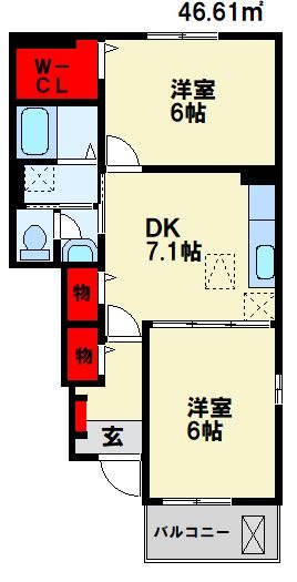 エクセレントⅠ 間取り