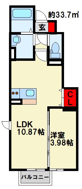 ジェントル篠崎 間取り