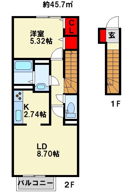 ジェントル篠崎 間取り