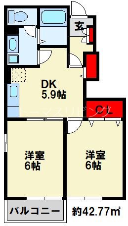 カルムフローレ 間取り