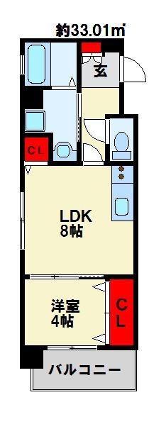シンフォニー祇園  間取り