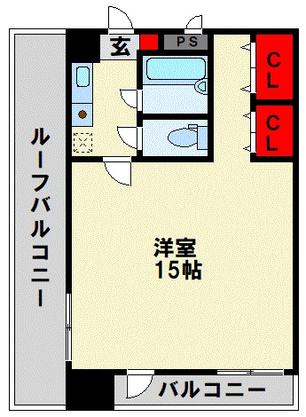 KMマンション八幡駅前Ⅲ 間取り