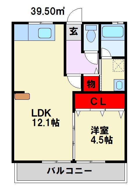 コーポ青山 間取り