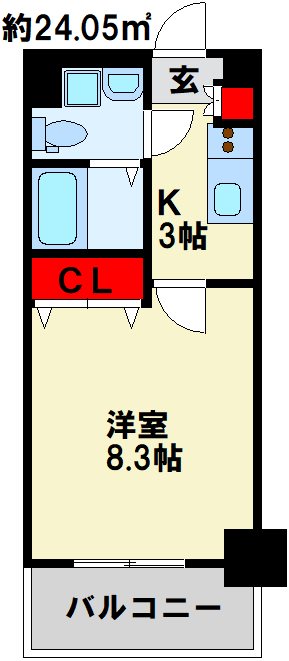 No.71オリエントトラストタワー 間取り図
