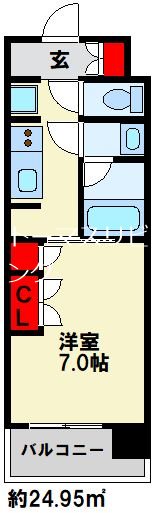 RJRプレシア西小倉駅前 間取り