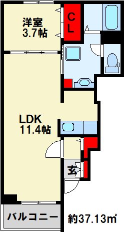 サンリット　スクエア 間取り図