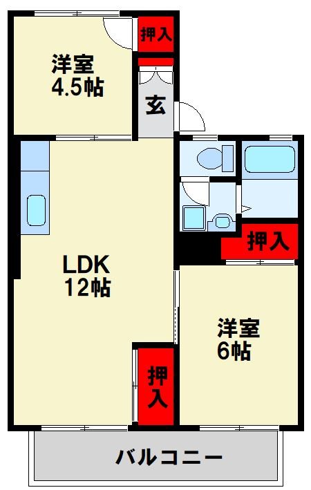 シティハウスれんげじ 間取り