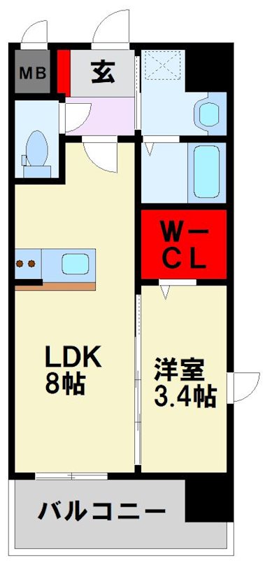 YSP黒崎 カウンターキッチン、ウォークインクローゼットありで快適です♪