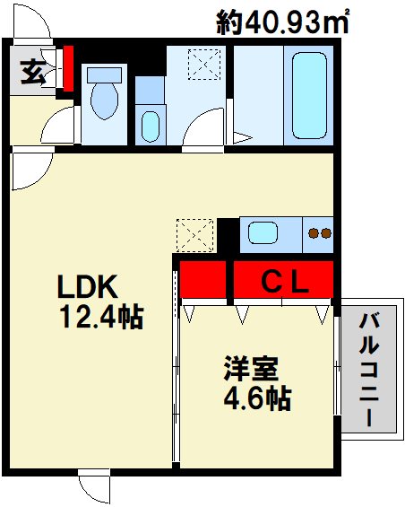 Polonia MatsubaraA棟 間取り